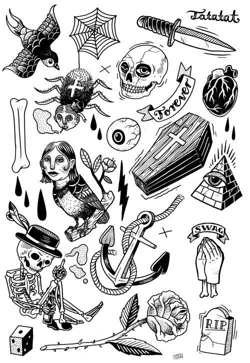 classic tattoo illustrations