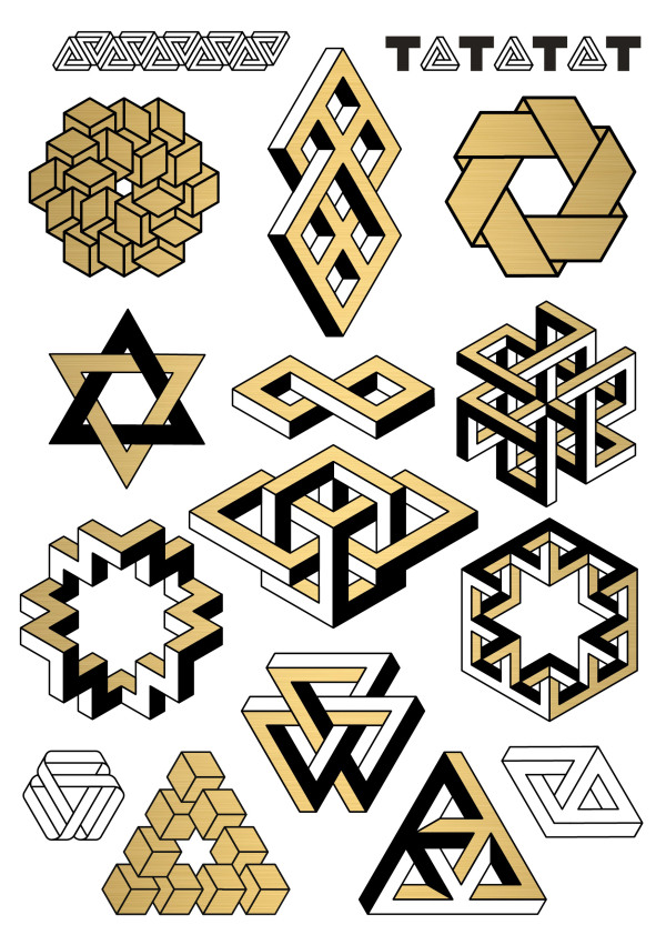 impossible geometry tattoos